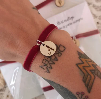 Pack pulseras personalizadas bodas
